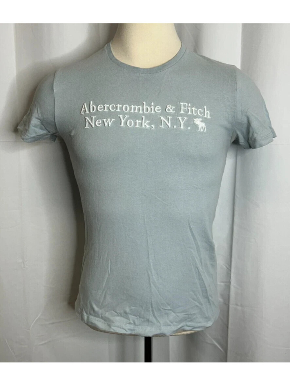 Abercrombie & Fitch Men s Size S Light Blue T-Shirt